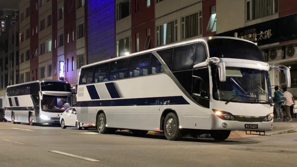 45-seater coach available for charter in singapore