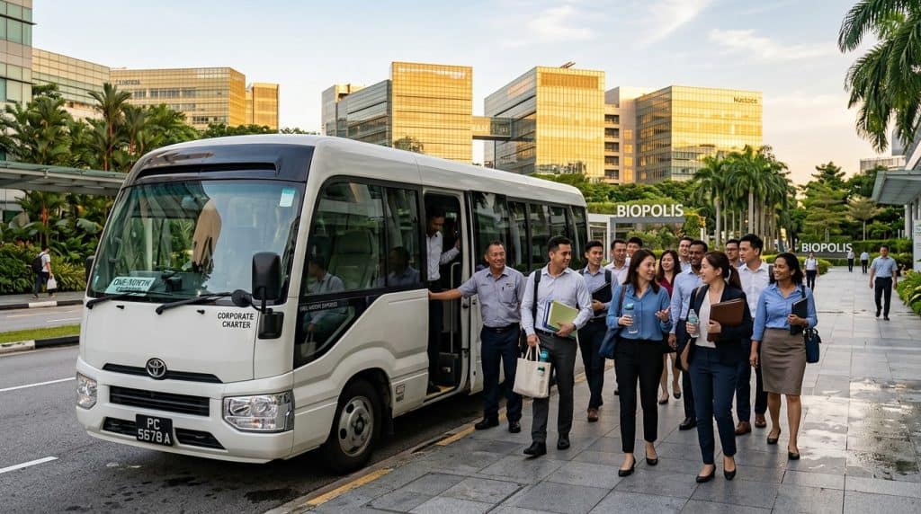 office staff monthly bus charter
