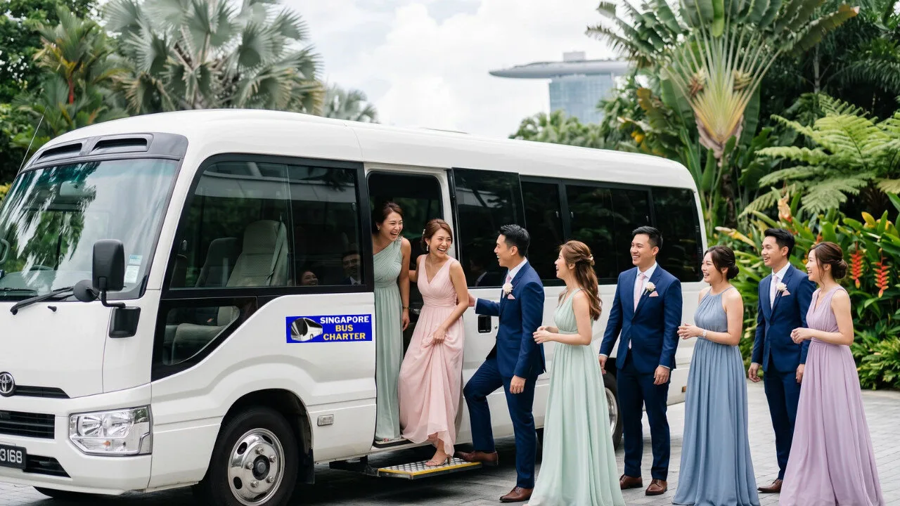 23-seater minibus available for charter in singapore