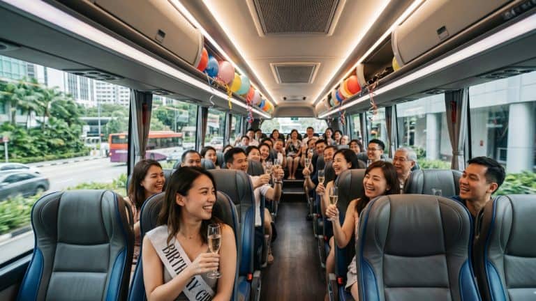 birthday party bus charter - private events bus hire