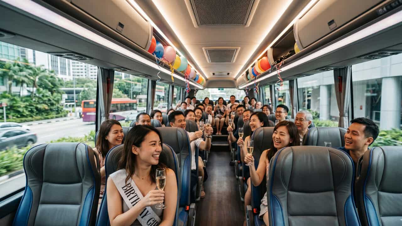 How Many People Fit in a Bus Charter Singapore?  Complete Capacity Guide