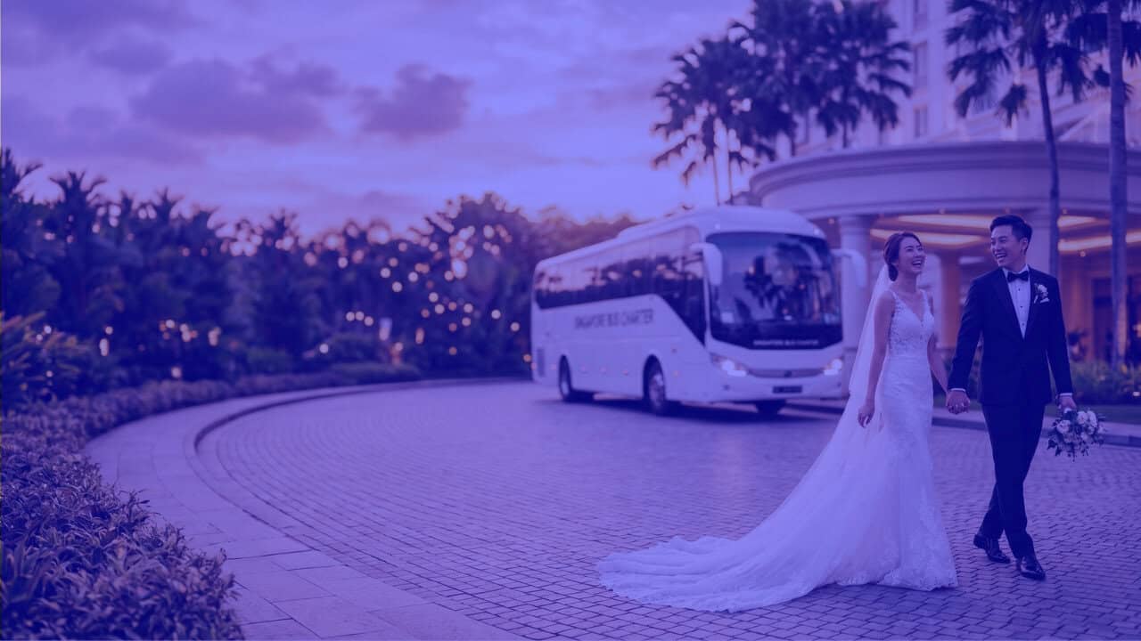 Wedding Bus Charter Singapore 1 wedding bus charter services singapore