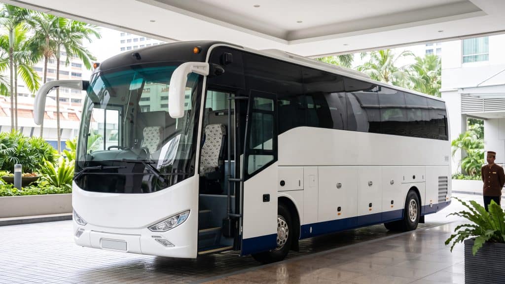 45-seater coach available for charter in singapore
