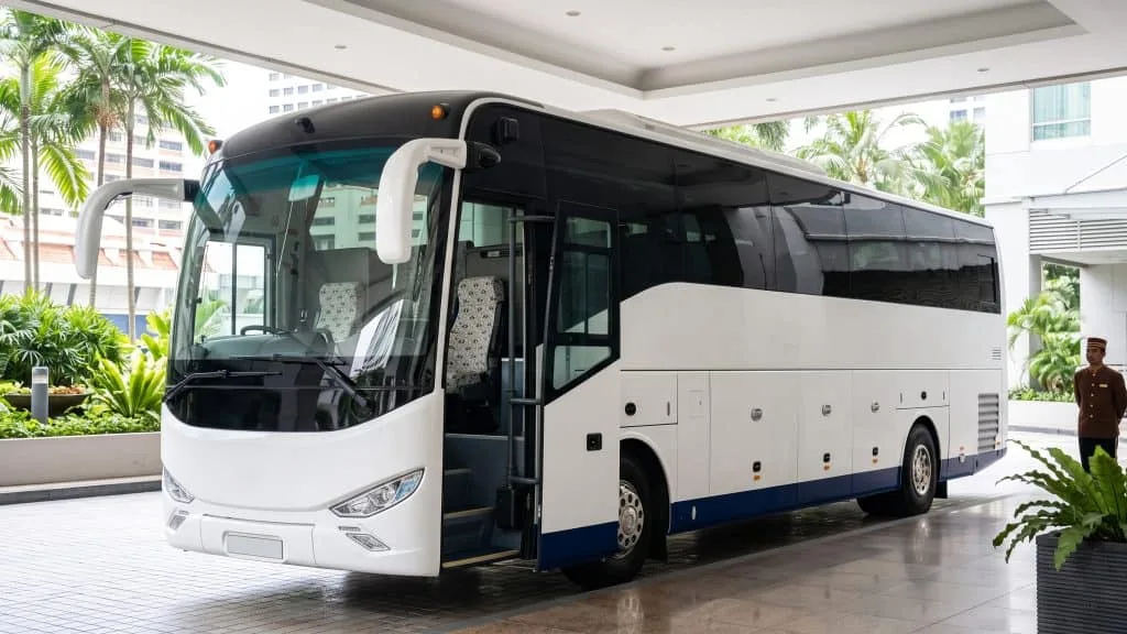 45-seater coach available for charter in singapore