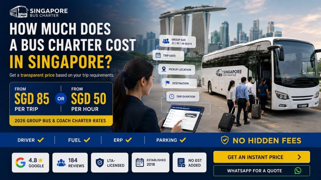 affordable bus charter rates singapore - cheap pricing